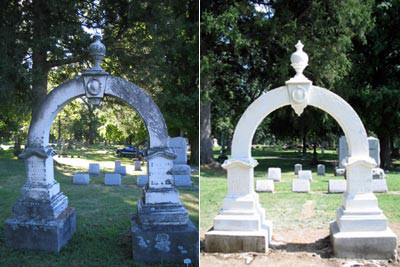 Cemetary Before and After